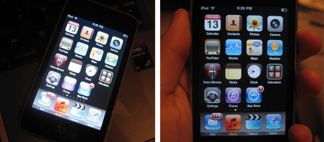 Фотографии iPod touch 3G с камерой