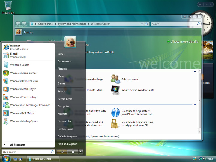 Релиз Windows Vista произошел 30 января 2007