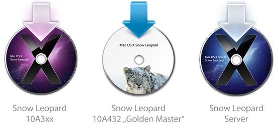 Новая иконка установщика ОС в Snow Leopard 10A432 GM