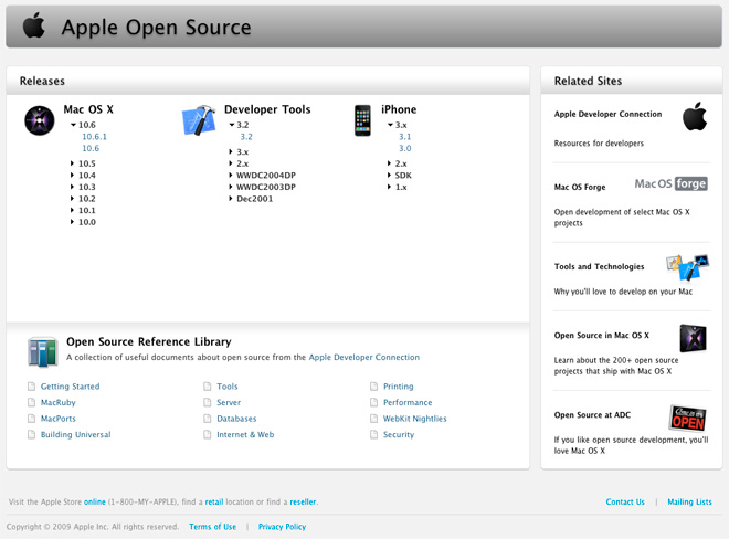  Apple Open Source