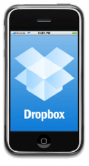 Приложение Dropbox для iPhone