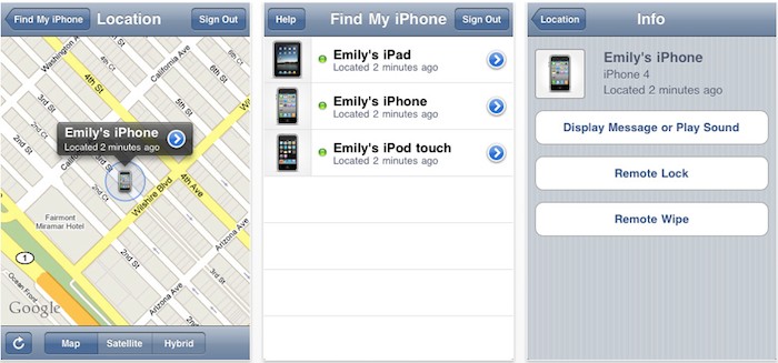 Приложение Find My iPhone