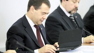 Медведев выбирает iPad
