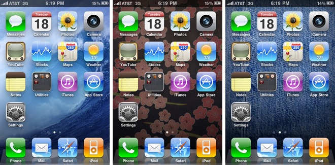 Новые обои iPhone OS 4