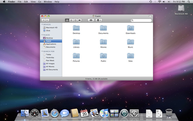 Mac OS X 10.5 Leopard (2007)