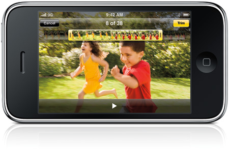 iPhone 3GS поддерживает воспроизведение HD видео