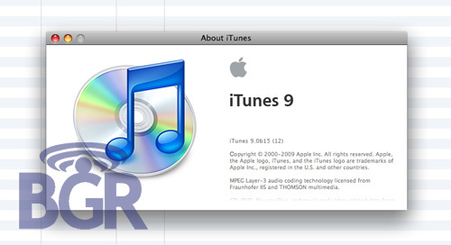 Новые скриншоты iTunes 9