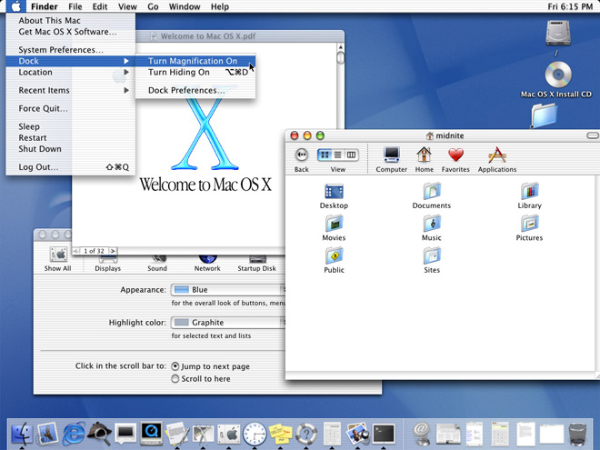 Mac OS X 10.0 Cheetah