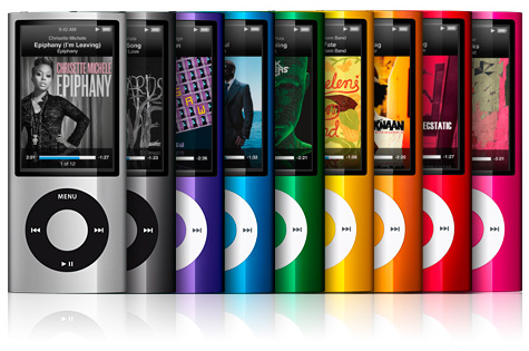 Apple представляет обновленные плееры iPod nano