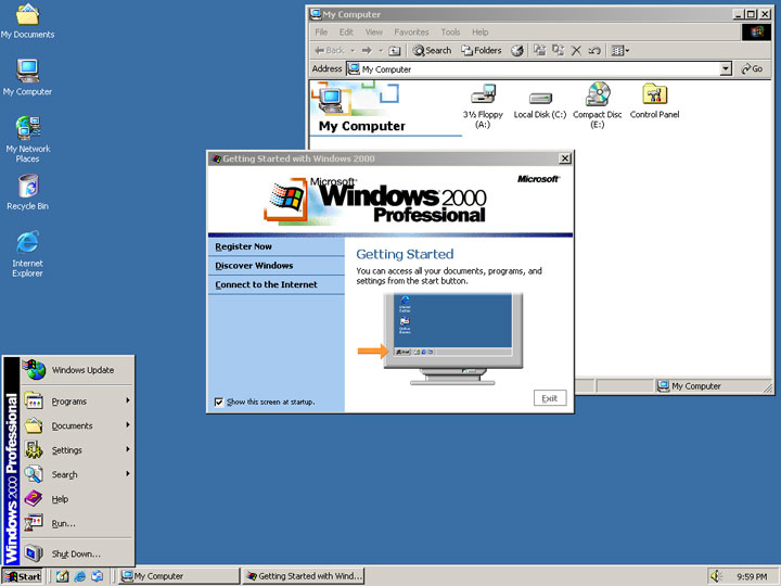 Windows 2000 появилась 17 февраля 2000