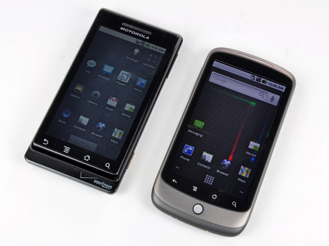 Motorola Droid и Nexus One