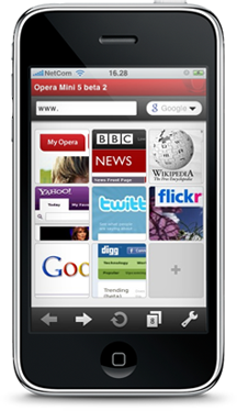 Opera Mini для iPhone будет продемонстрирована на Mobile World Congress 2010