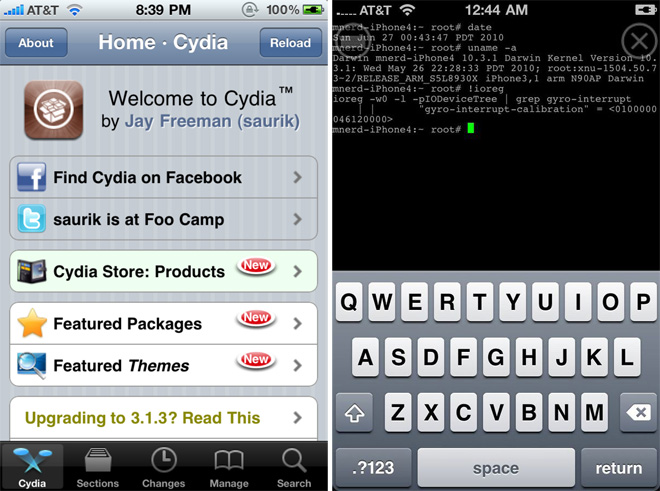 Cydia на iPhone 4