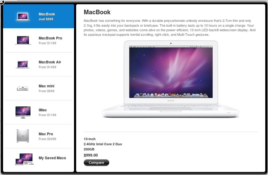 Сегодня ночью Apple добавила новую возможность в раздел о Mac